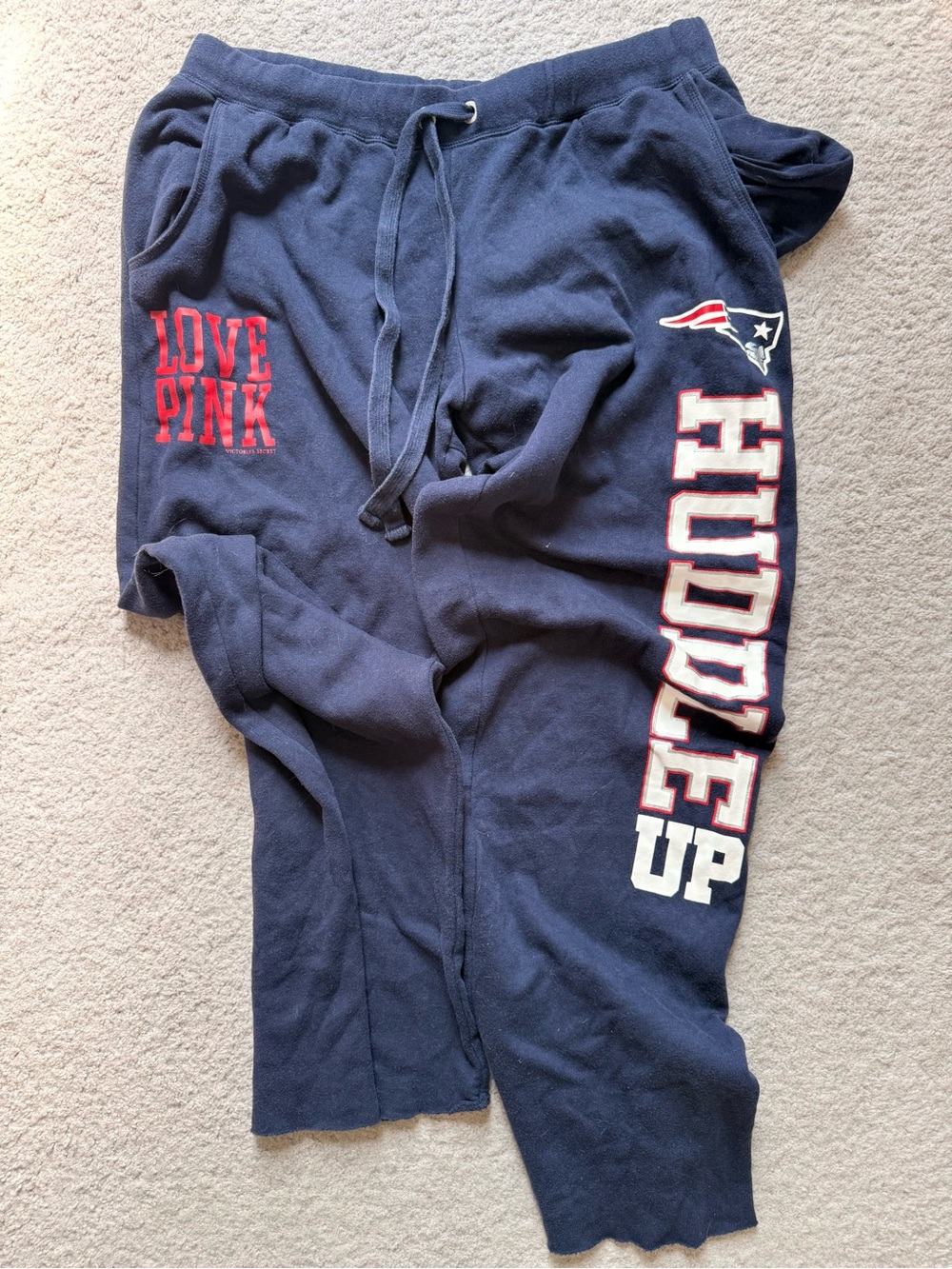 Victoria's Secret PINK Victoria's Secret Navy 'Huddle Up' Pants